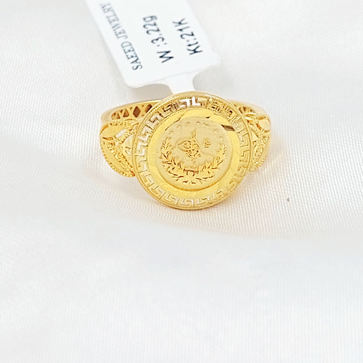 21K خاتم رشادي اكسترا-مجوهرات الشيخ سعيد-Saeed Jewelry 