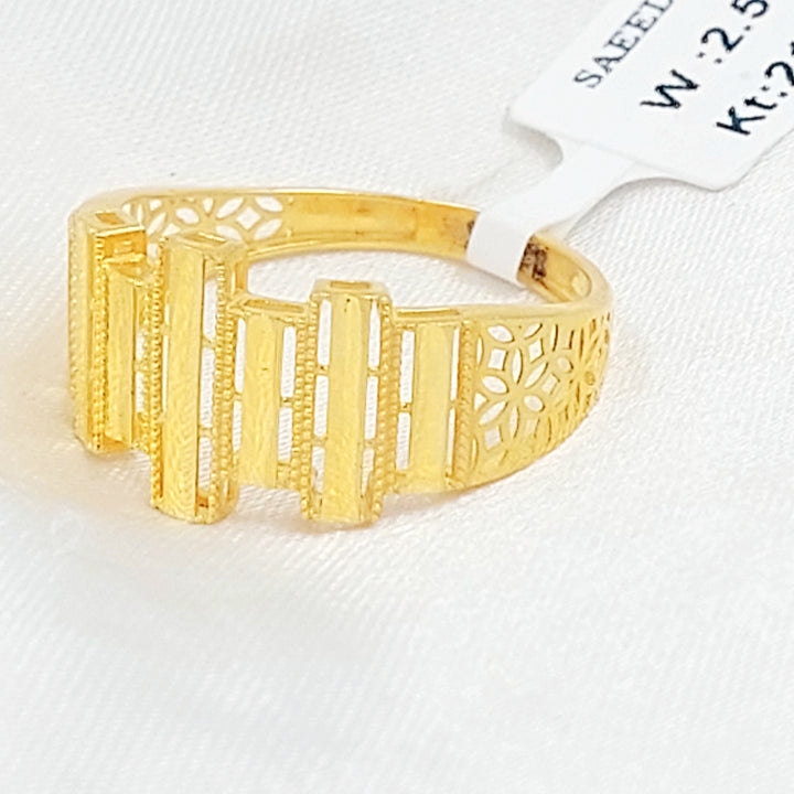 21K خاتم اكسترا-مجوهرات الشيخ سعيد-Saeed Jewelry 