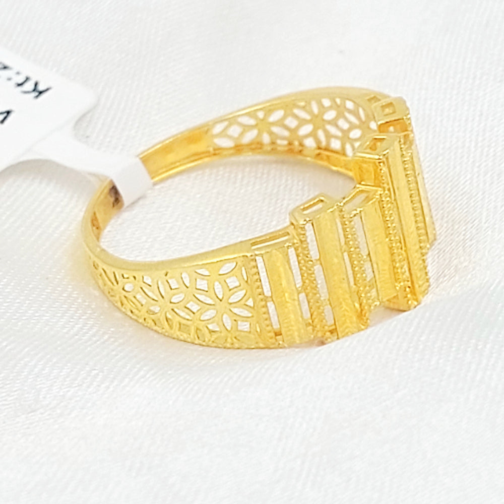 21K خاتم اكسترا-مجوهرات الشيخ سعيد-Saeed Jewelry 