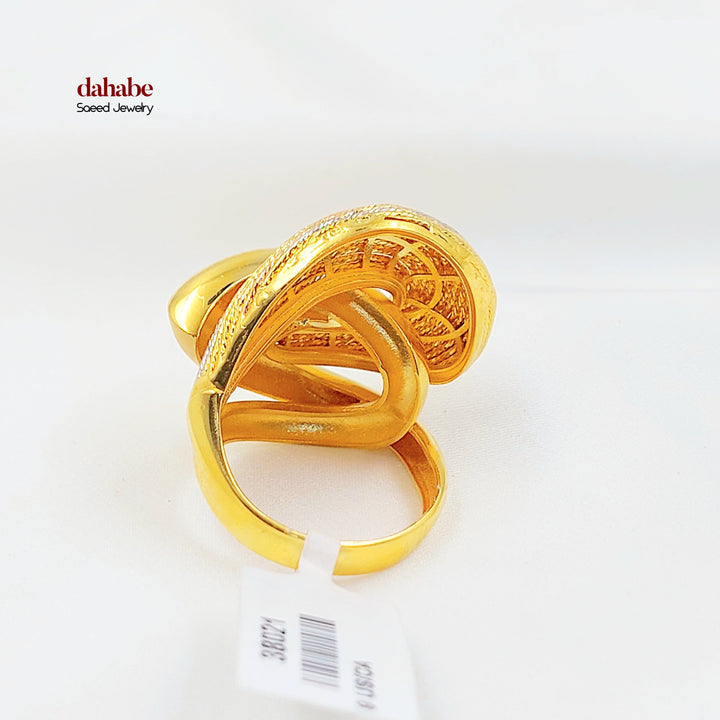 21K خاتم اكسترا-مجوهرات الشيخ سعيد-Saeed Jewelry 