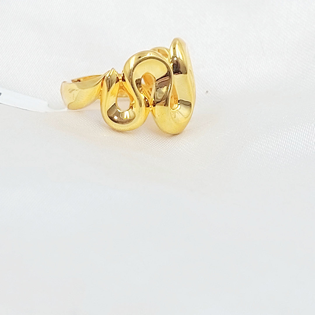 21K خاتم اكسترا-مجوهرات الشيخ سعيد-Saeed Jewelry 