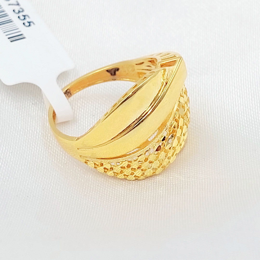 21K خاتم اكسترا-مجوهرات الشيخ سعيد-Saeed Jewelry 