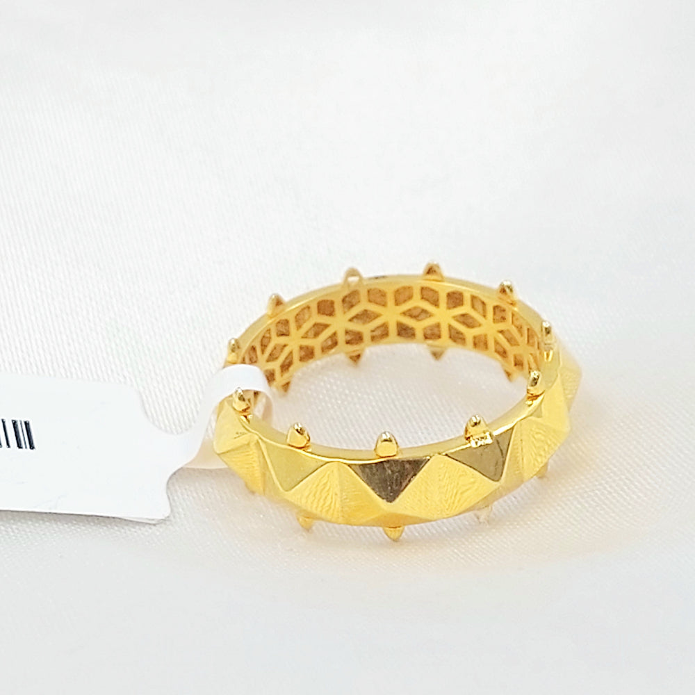21K خاتم اكسترا-مجوهرات الشيخ سعيد-Saeed Jewelry 