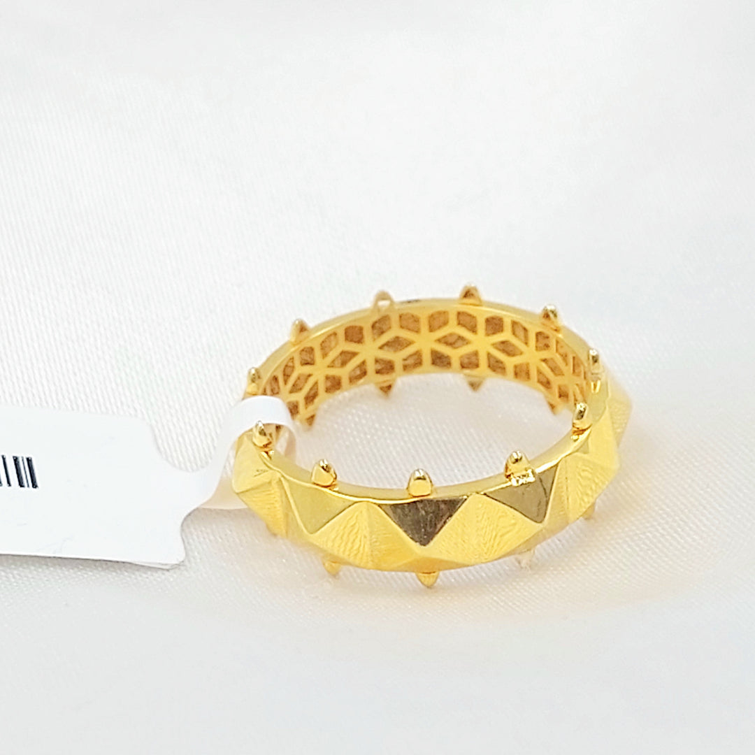 21K خاتم اكسترا-مجوهرات الشيخ سعيد-Saeed Jewelry 