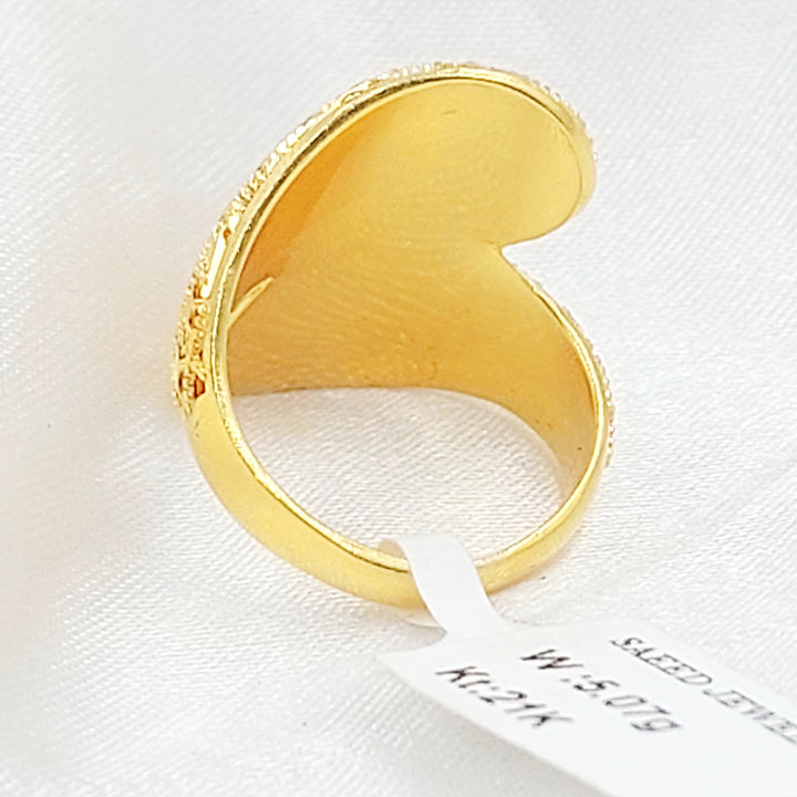 21K خاتم اكسترا-مجوهرات الشيخ سعيد-Saeed Jewelry 