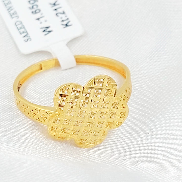 21K خاتم اكسترا-مجوهرات الشيخ سعيد-Saeed Jewelry 