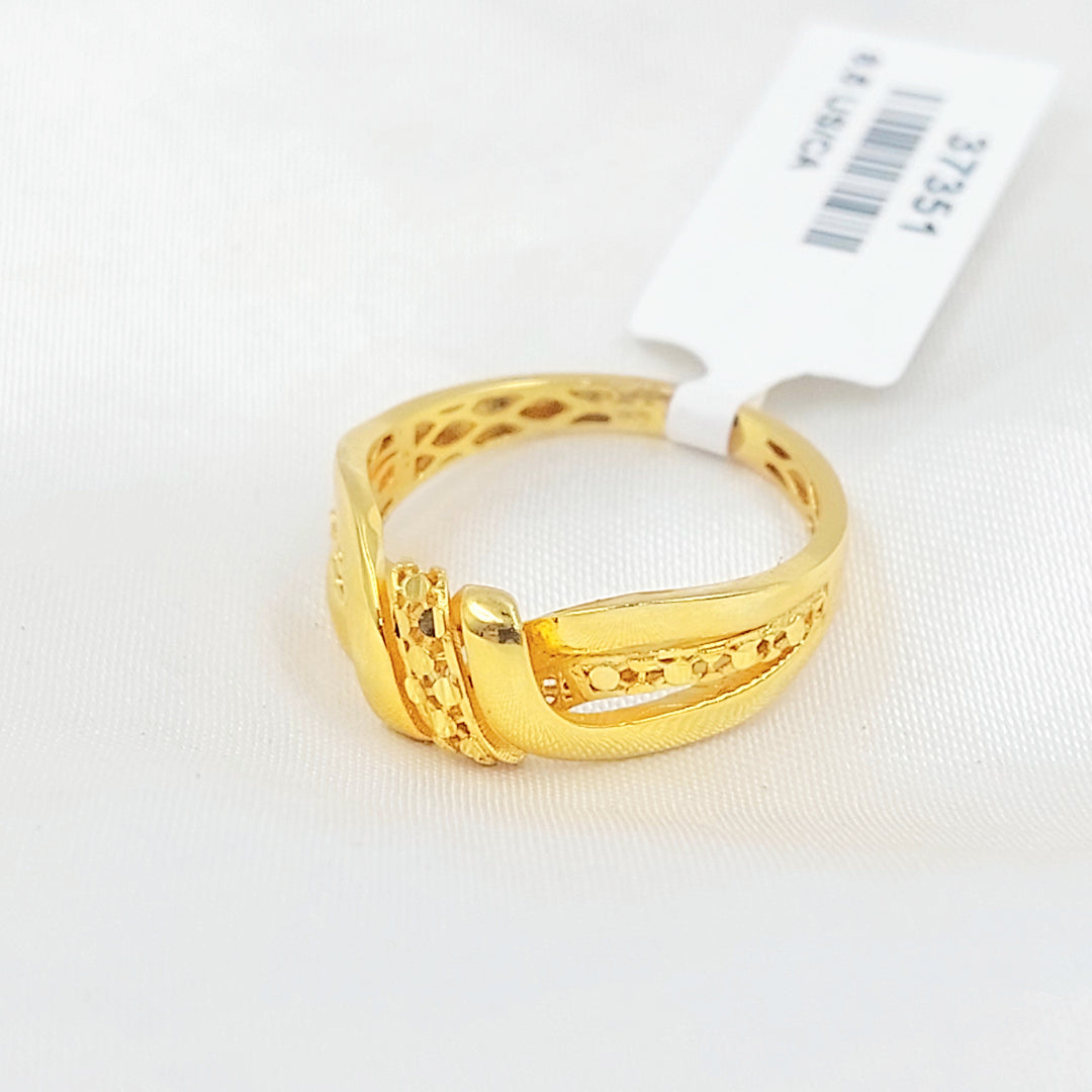 21K خاتم اكسترا-مجوهرات الشيخ سعيد-Saeed Jewelry 
