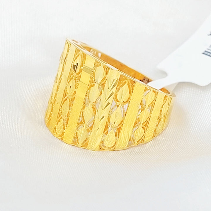 21K خاتم اكسترا اكسترا-مجوهرات الشيخ سعيد-Saeed Jewelry 