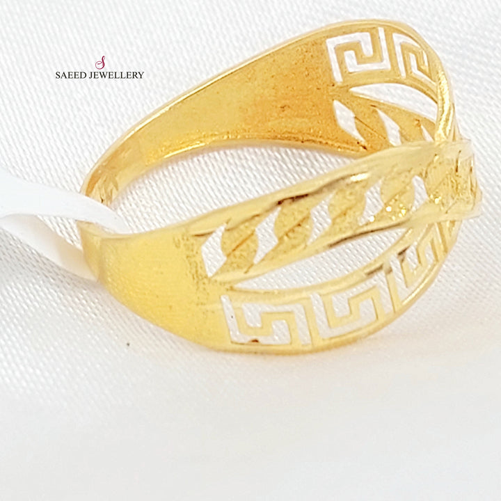 21K خاتم اكس اكسترا-مجوهرات الشيخ سعيد-Saeed Jewelry 
