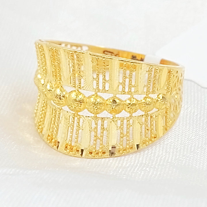21K خاتم اكسترا-مجوهرات الشيخ سعيد-Saeed Jewelry 