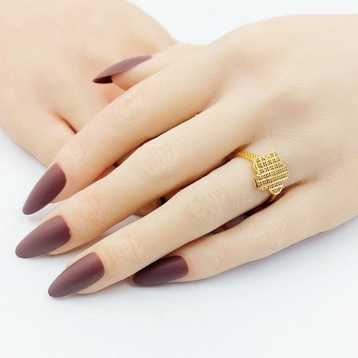 21K خاتم اكسترا-مجوهرات الشيخ سعيد-Saeed Jewelry 