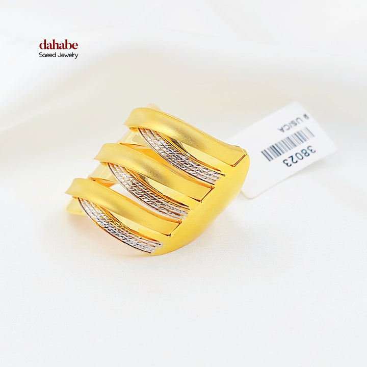 21K خاتم اكسترا-مجوهرات الشيخ سعيد-Saeed Jewelry 