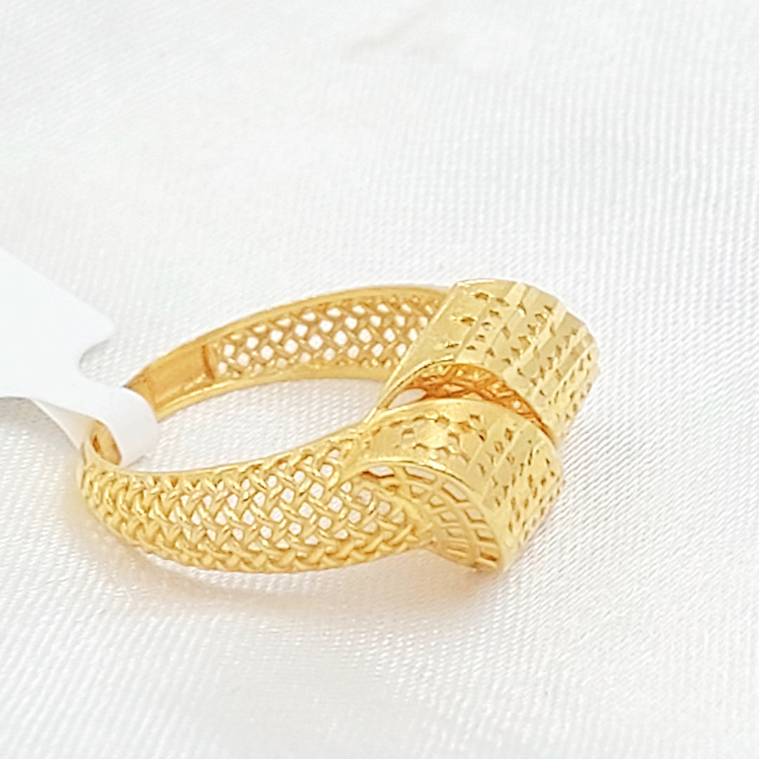 21K خاتم اكسترا-مجوهرات الشيخ سعيد-Saeed Jewelry 