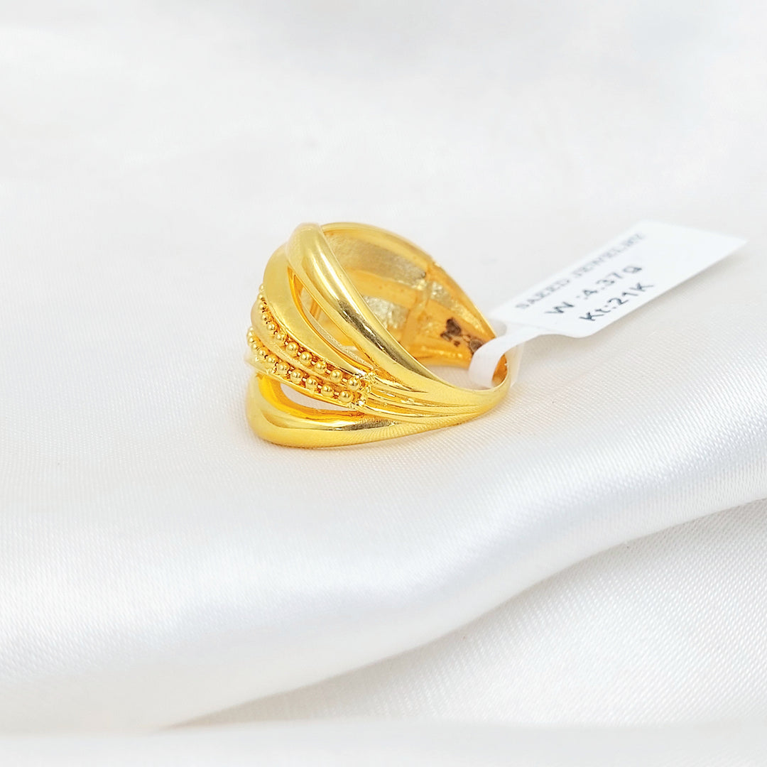 21K خاتم اكسترا-مجوهرات الشيخ سعيد-Saeed Jewelry 
