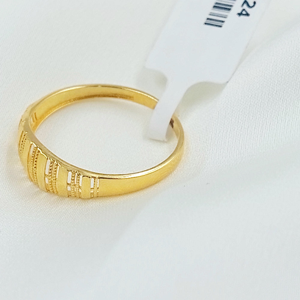 21K خاتم اكسترا-مجوهرات الشيخ سعيد-Saeed Jewelry 