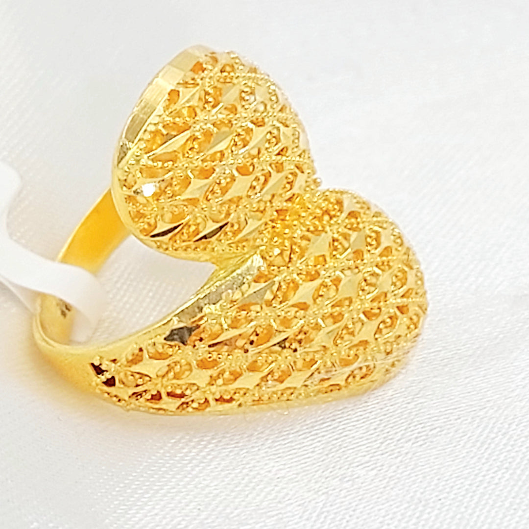 21K خاتم اكسترا-مجوهرات الشيخ سعيد-Saeed Jewelry 