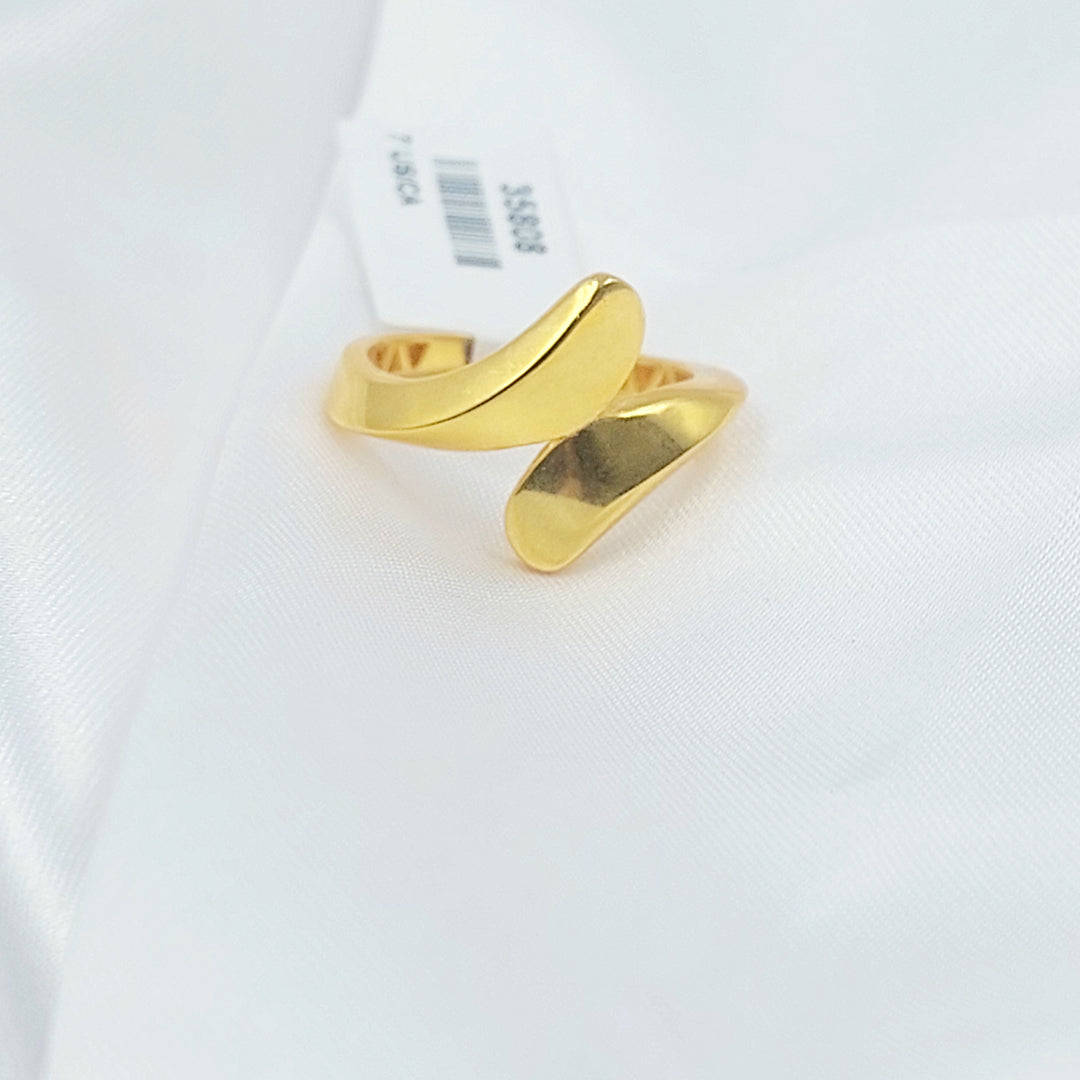 21K خاتم طابات اكسترا-مجوهرات الشيخ سعيد-Saeed Jewelry 