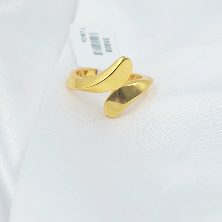 21K خاتم طابات اكسترا-مجوهرات الشيخ سعيد-Saeed Jewelry 