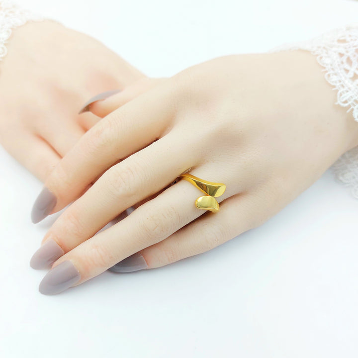 21K خاتم طابات اكسترا-مجوهرات الشيخ سعيد-Saeed Jewelry 