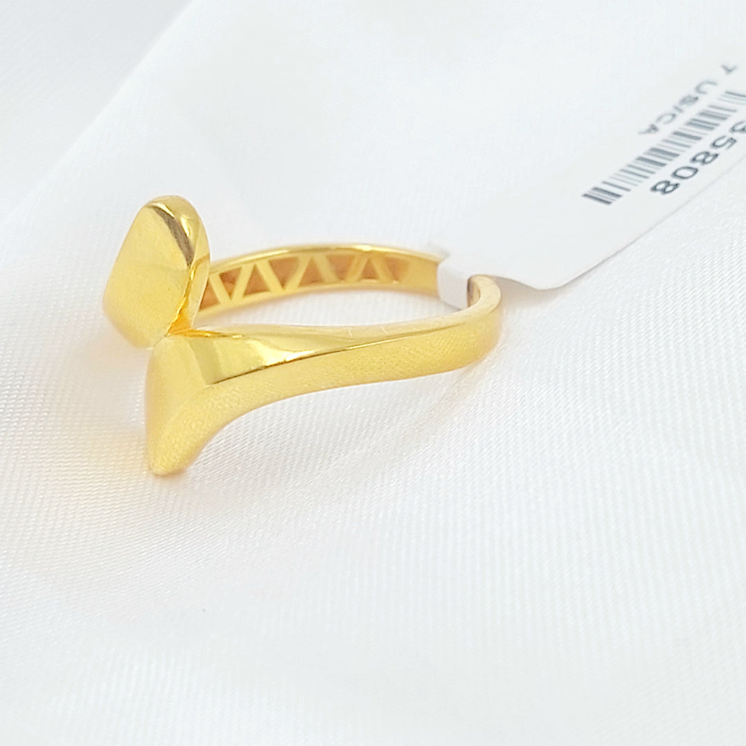 21K خاتم طابات اكسترا-مجوهرات الشيخ سعيد-Saeed Jewelry 