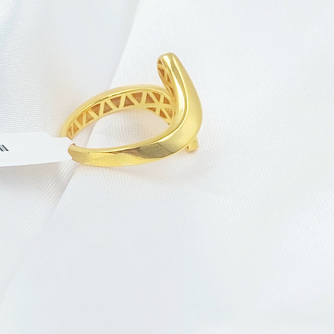 21K خاتم طابات اكسترا-مجوهرات الشيخ سعيد-Saeed Jewelry 