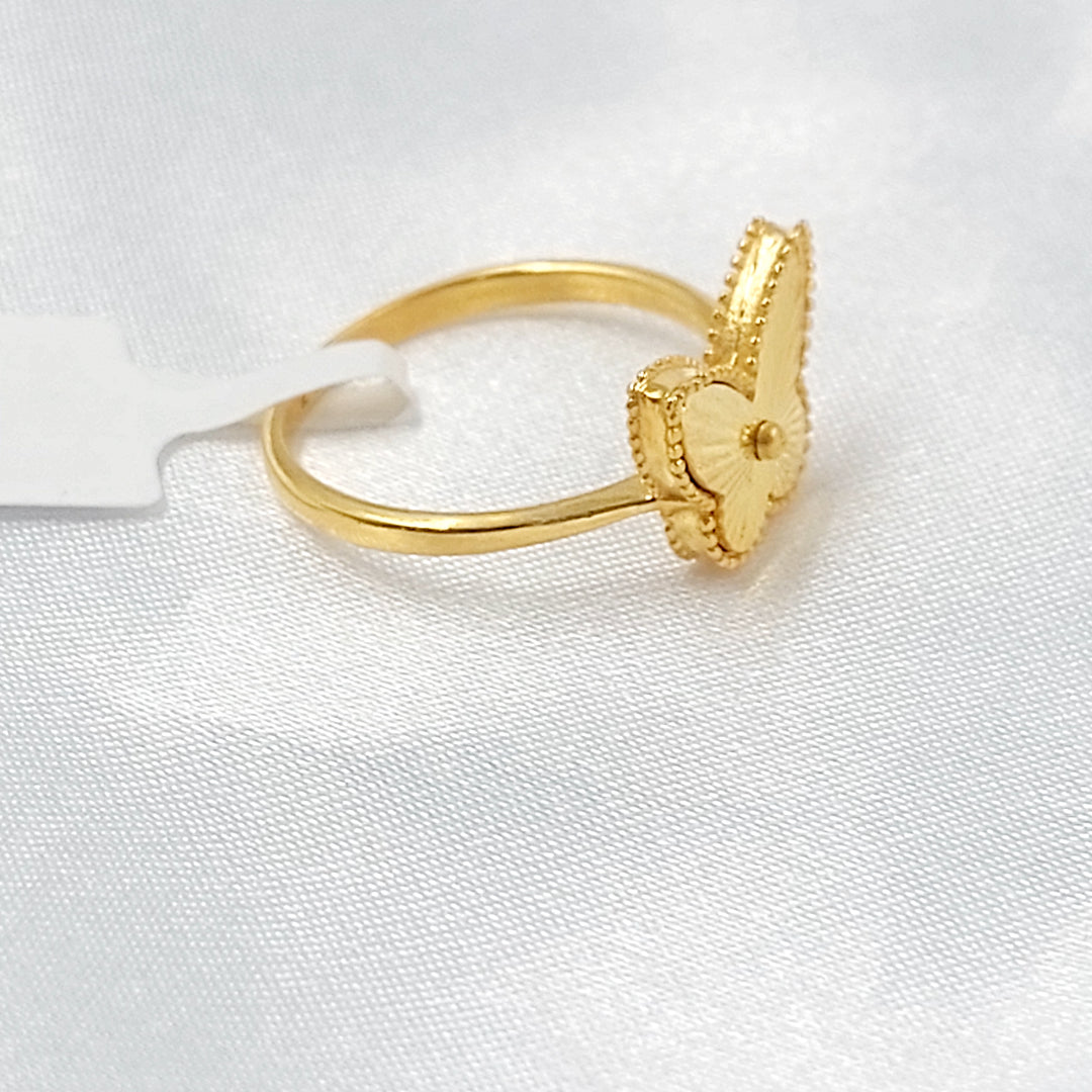 21K خاتم فراشة اكسترا-مجوهرات الشيخ سعيد-Saeed Jewelry 