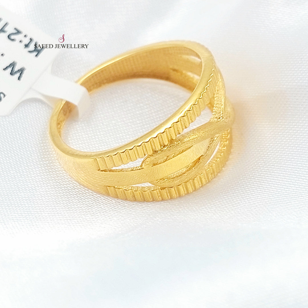 21K خاتم انفينيتي اكسترا-مجوهرات الشيخ سعيد-Saeed Jewelry 