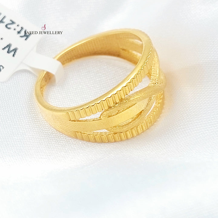 21K خاتم انفينيتي اكسترا-مجوهرات الشيخ سعيد-Saeed Jewelry 