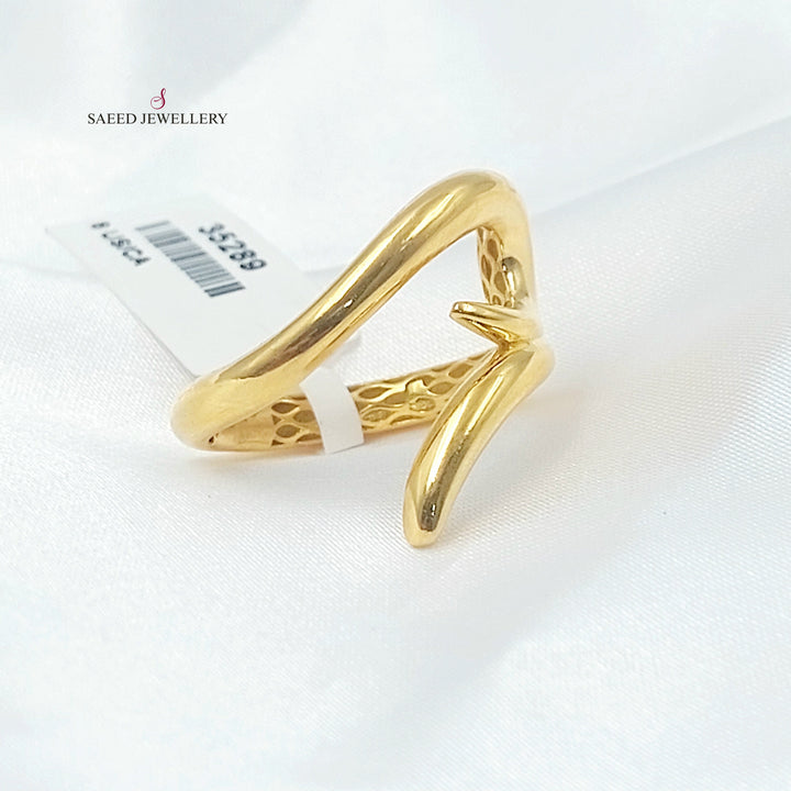 21K خاتم مسمار اكسترا-مجوهرات الشيخ سعيد-Saeed Jewelry 