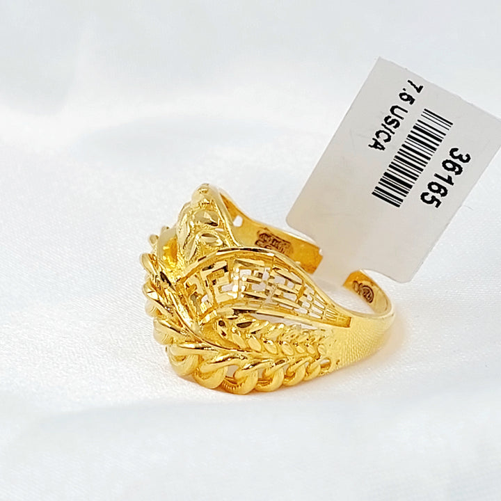 21K خاتم اكسترا-مجوهرات الشيخ سعيد-Saeed Jewelry 