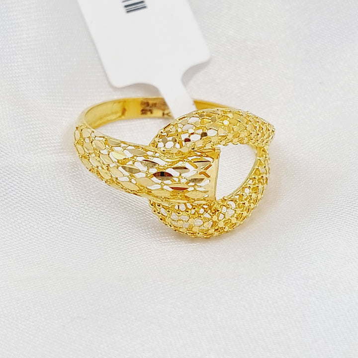 21K خاتم اكسترا-مجوهرات الشيخ سعيد-Saeed Jewelry 