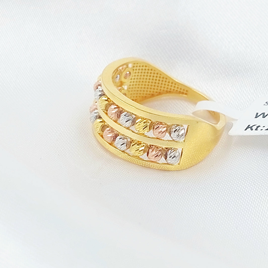 21K خاتم اكسترا-مجوهرات الشيخ سعيد-Saeed Jewelry 