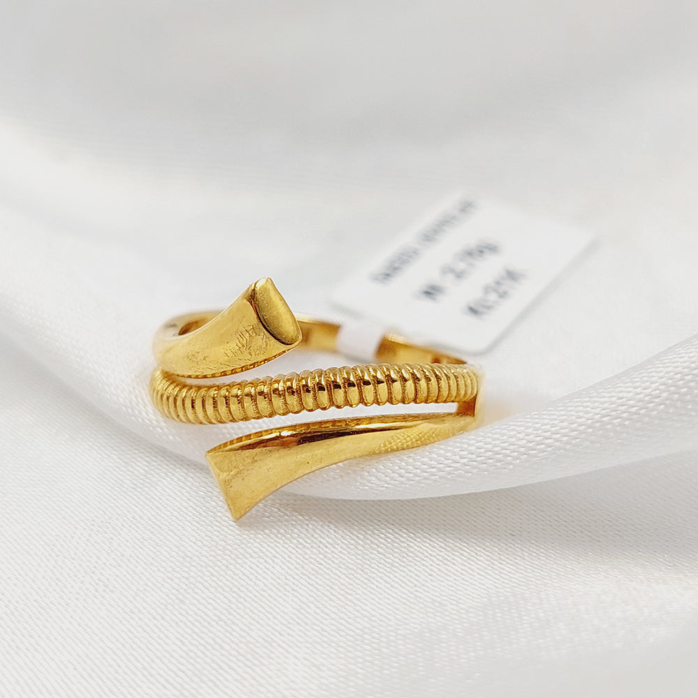 21K خاتم اكسترا-مجوهرات الشيخ سعيد-Saeed Jewelry 