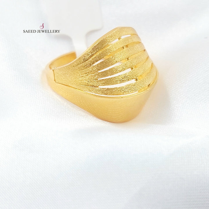 21K خاتم اكسترا-مجوهرات الشيخ سعيد-Saeed Jewelry 