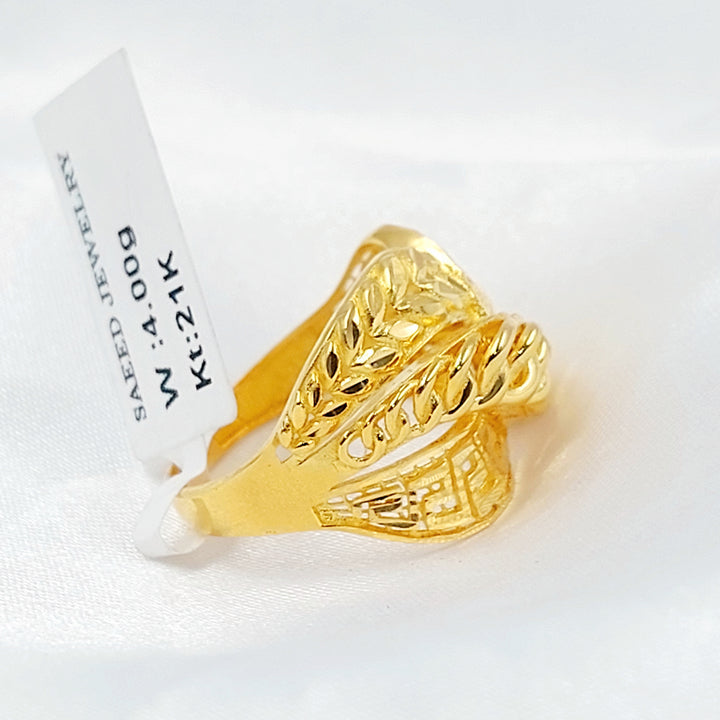 21K خاتم اكسترا-مجوهرات الشيخ سعيد-Saeed Jewelry 