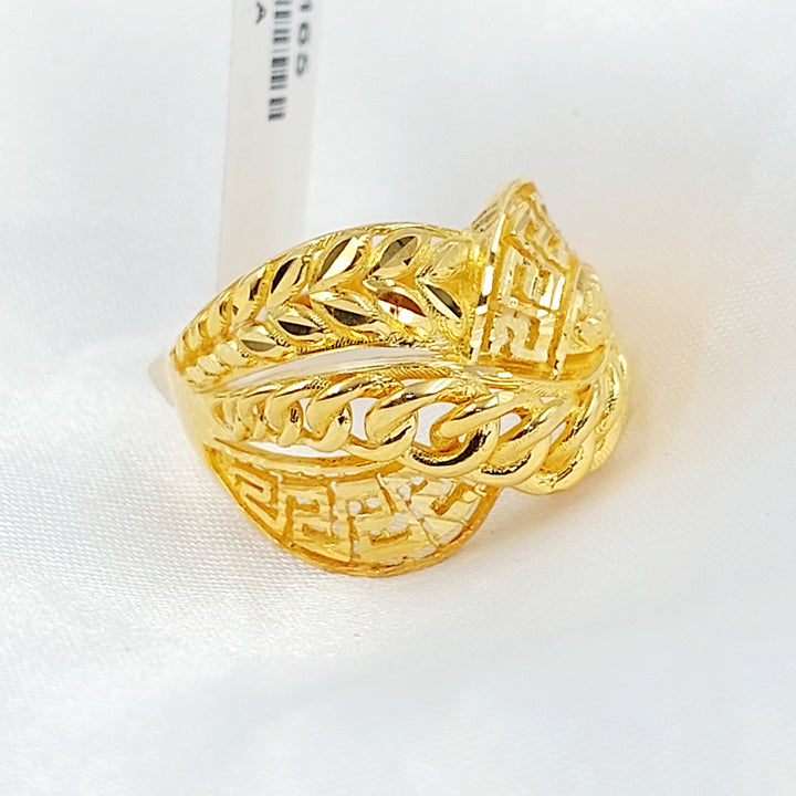 21K خاتم اكسترا-مجوهرات الشيخ سعيد-Saeed Jewelry 