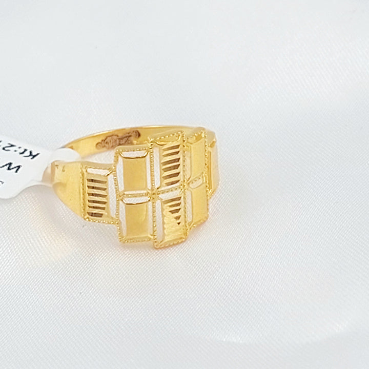 21K خاتم اكسترا-مجوهرات الشيخ سعيد-Saeed Jewelry 