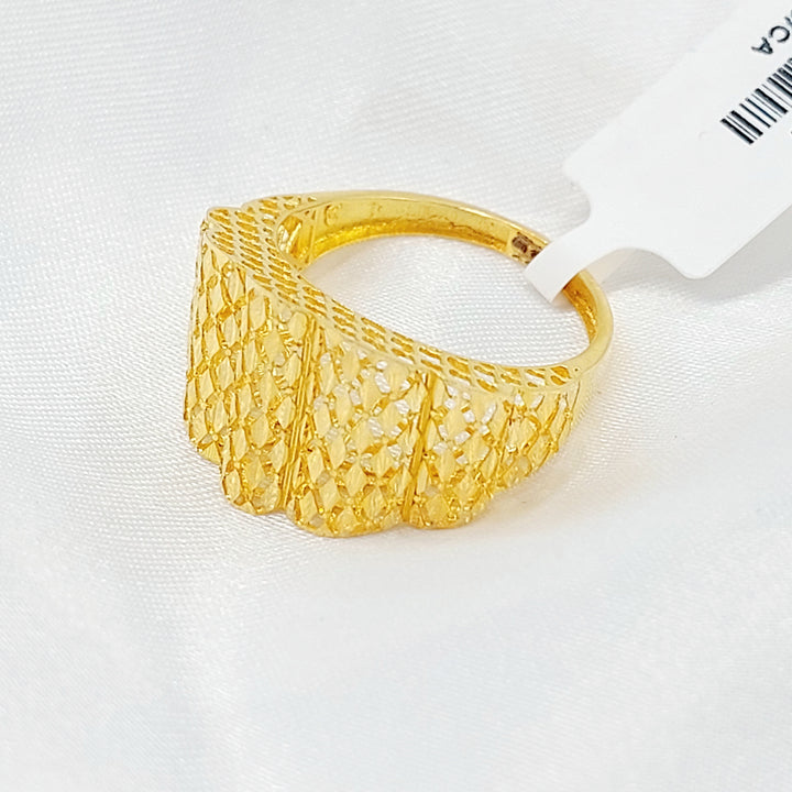 21K خاتم اكسترا-مجوهرات الشيخ سعيد-Saeed Jewelry 