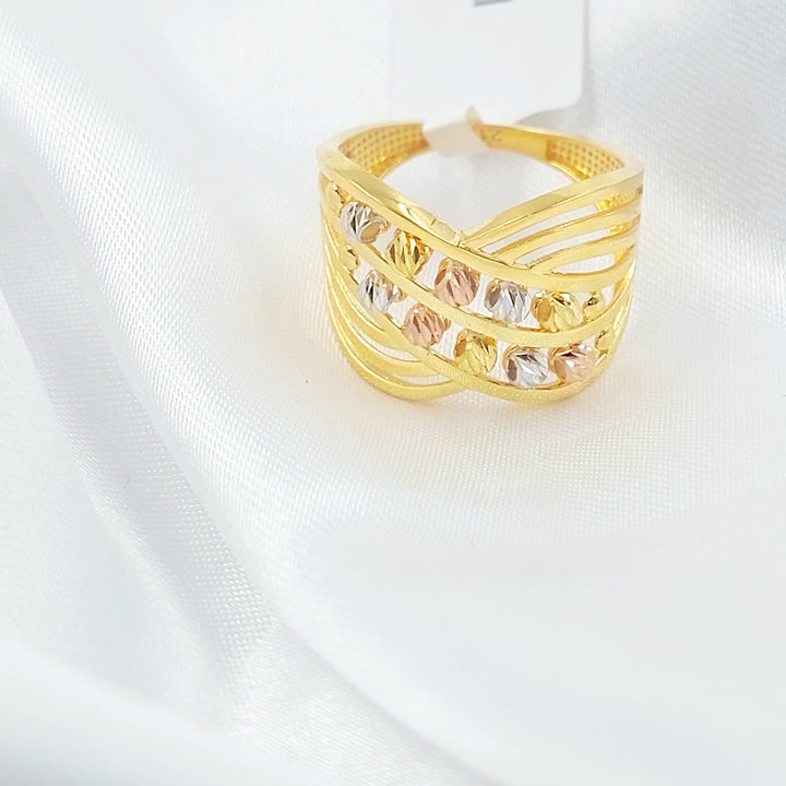 21K خاتم اكسترا-مجوهرات الشيخ سعيد-Saeed Jewelry 