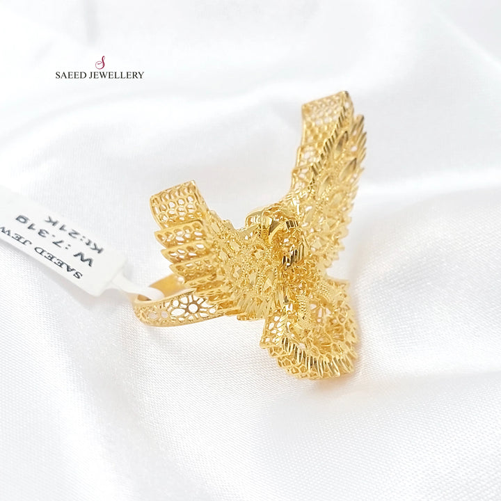 21K خاتم اكسترا-مجوهرات الشيخ سعيد-Saeed Jewelry 