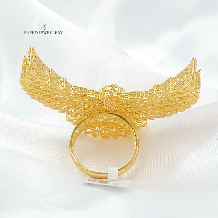 21K خاتم اكسترا-مجوهرات الشيخ سعيد-Saeed Jewelry 