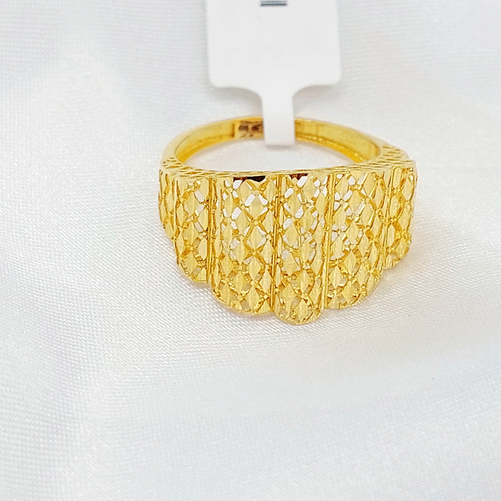 21K خاتم اكسترا-مجوهرات الشيخ سعيد-Saeed Jewelry 