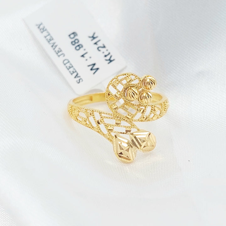 21K خاتم اكسترا-مجوهرات الشيخ سعيد-Saeed Jewelry 