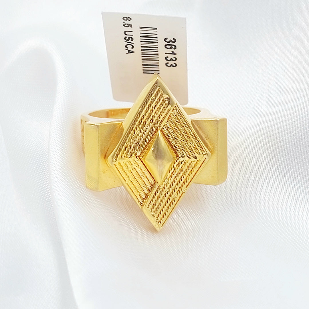 21K خاتم اكسترا-مجوهرات الشيخ سعيد-Saeed Jewelry 