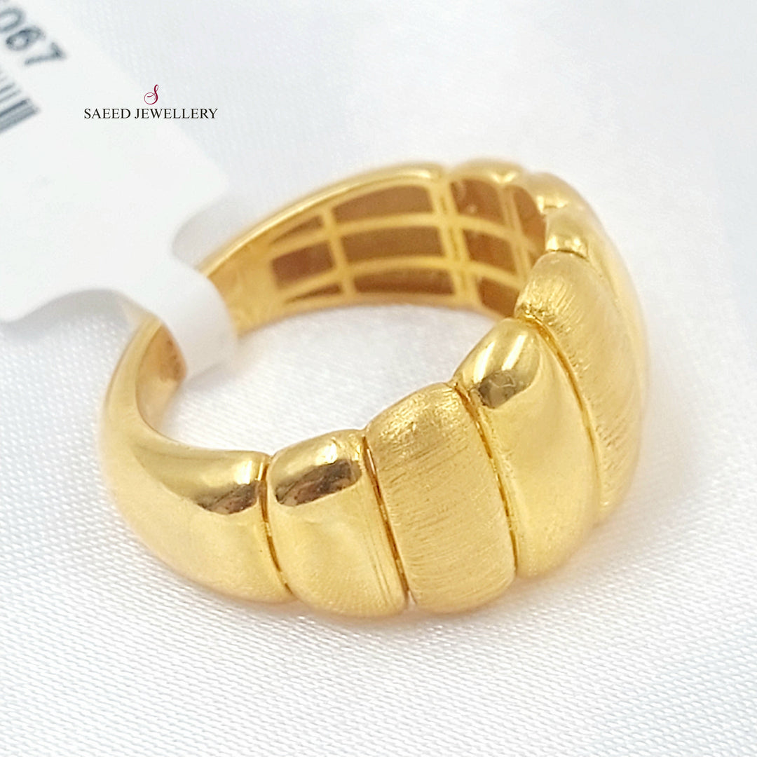 21K خاتم اكسترا-مجوهرات الشيخ سعيد-Saeed Jewelry 