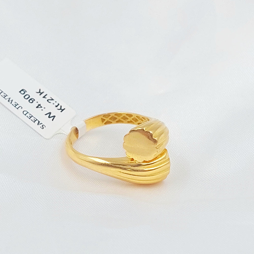 21K خاتم اكسترا-مجوهرات الشيخ سعيد-Saeed Jewelry 