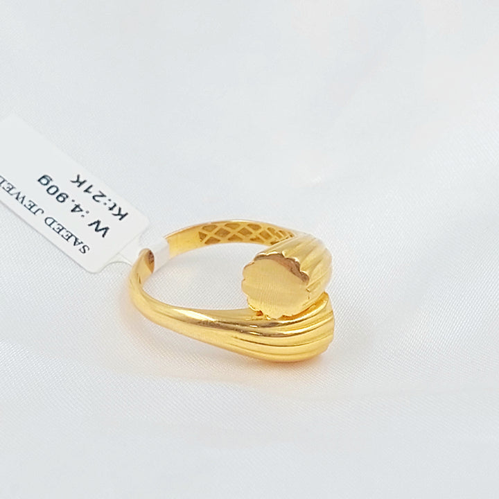 21K خاتم اكسترا-مجوهرات الشيخ سعيد-Saeed Jewelry 