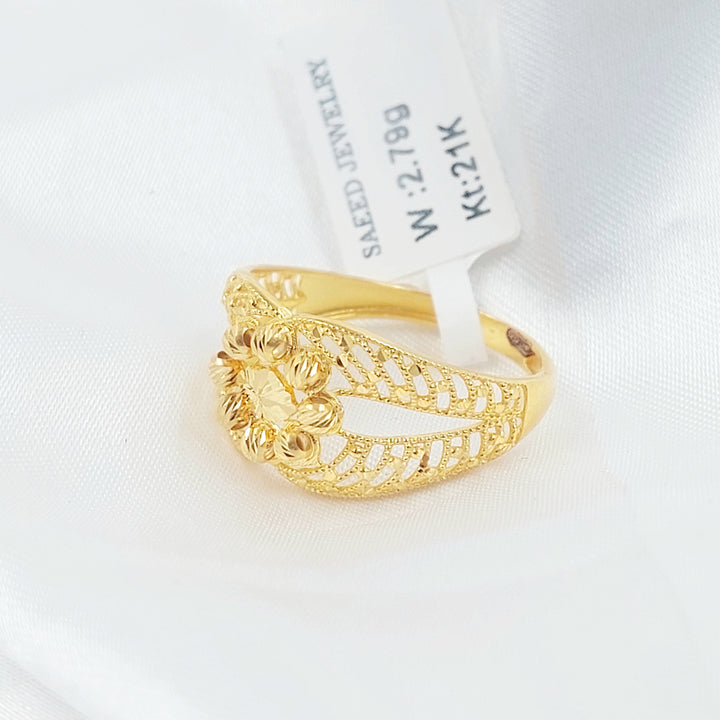 21K خاتم اكسترا-مجوهرات الشيخ سعيد-Saeed Jewelry 