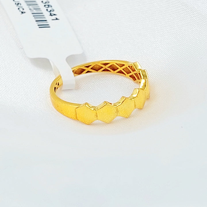 21K خاتم اكسترا-مجوهرات الشيخ سعيد-Saeed Jewelry 