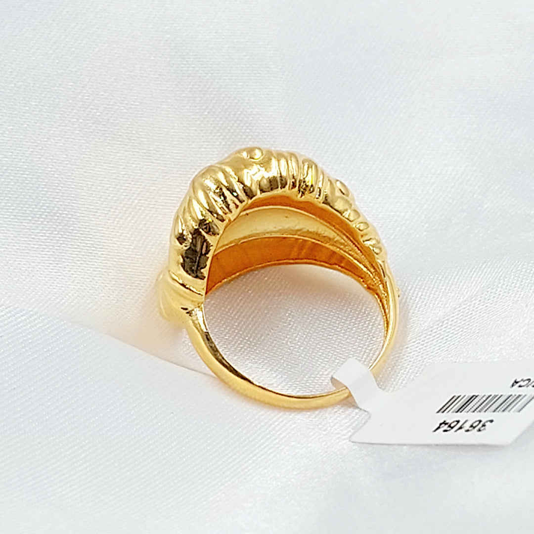 21K خاتم اكسترا-مجوهرات الشيخ سعيد-Saeed Jewelry 